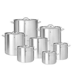 Budget Line tall pot with lid, capacity.17 l, fi.280x(H)280 mm HENDI 832882