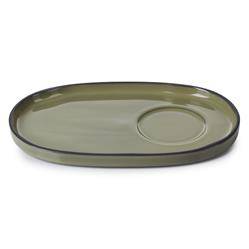 CARACTERE Oval saucer Cardamom TOM-GAST code: RV-654003-4