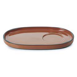 CARACTERE Oval saucer Cinnamon TOM-GAST code: RV-654002-4