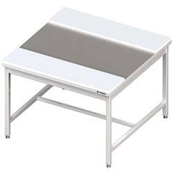 Center table with polyethylene plates 1300x1400x850 mm welded STALGAST MEBLE 980604130