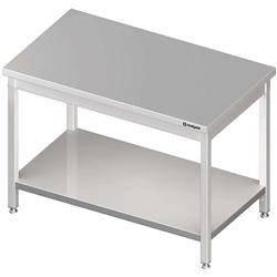 Center table with shelf 1100x700x850 mm bolted STALGAST MEBLE 980107110