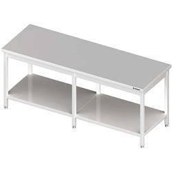 Central table with shelf 2100x700x850 mm welded STALGAST MEBLE 980117210