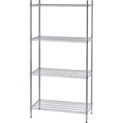 Chrome storage rack 4 shelves 610x455x1800mm STALGAST 680062