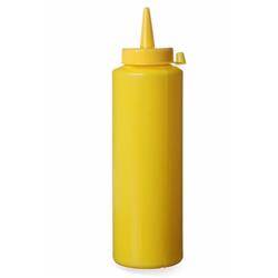 Cold sauce dispenser 0.20l yellow Kitchen Line HENDI 558003