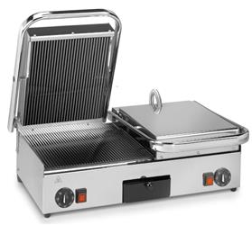 Contact panini grill | ceramic toaster | double toaster | fluted top and bottom | 3 kW | 640x480x210 | RQ17062