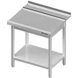 Discharge table(P), with shelf for dishwasher SILANOS 1300x730x900 mm welded STALGAST MEBLE 982447130S