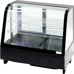 Display case 100 l black LED lighting 852104 STALGAST