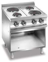 ELECTRIC HOB COOKERS ON A BASE WITH THREE SIDES CLOSED E4A77 MBM