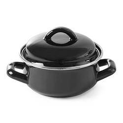 Enamel soup and sauce pot with lid, capacity.0.6 l HENDI 625705