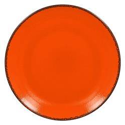 FIRE Flat plate, round 24 cm orange TOM-GAST code: R-FRNNPR24OR-12