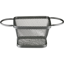 Food serving basket, black, 100x80x70 mm STALGAST 546051