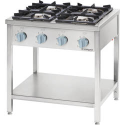 Gas cooker, 4-burner, screw-on, 700 mm, 20.5 kW, G30 STALGAST 978513