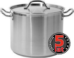 HIGH TUB WITH STURN STEEL COVER 32x26CM 20,9L | YG-00005