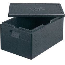 Heat insulating container, black, GN 1/1 200 mm 056201 STALGAST