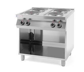 Kitchen Line 4 plate electric cooker on an open base HENDI 226223