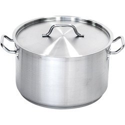 Medium pot with lid, steel, O 160 mm, V 1.9 l 012162 STALGAST