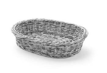 Melange grey oval basket 320x230x70 mm HENDI 426647