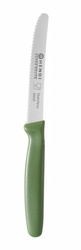 Multipurpose knife, HENDI 842096, serrated, green, (L)220mm