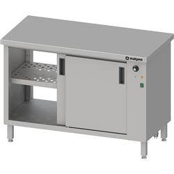 Pass-through table, with warming cabinet,sliding door 1200x600x850 mm STALGAST MEBLE 982196120