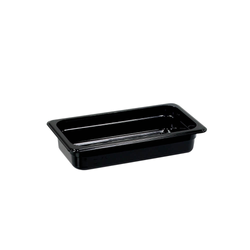 Polycarbonate container, black, GN 1/3, H 65 mm STALGAST 153062