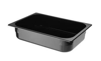 Polycarbonate ice cream tray black 360x165x(H)120, 5 l HENDI 807033