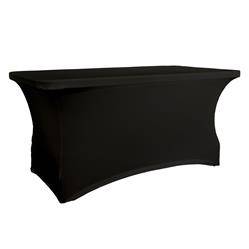 Rectangular table cover length. 152,4 cm black TOM-GAST code: V-P150-K