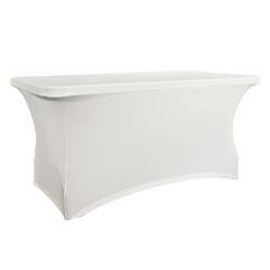 Rectangular table cover length. 182.9 cm white TOM-GAST code: V-P180-W