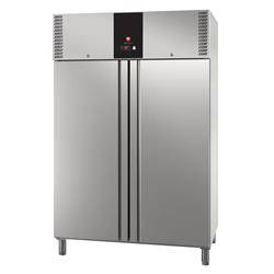 Refrigerated cabinet RQSGLC 1400 | GN 2/1 | stainless steel | 1400 l | 1318x842x2040 mm