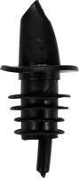 STOPPER WITH TUBE PLASTIC BLACK | YG-07129