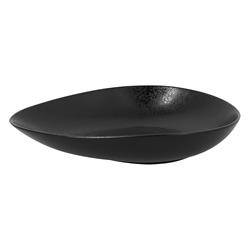 SUGGESTIONS/ Shaped Deep plate 28x23 cm, black TOM-GAST code: R-KRSHSB28-12