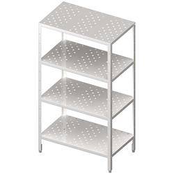 Storage rack,perforated shelves 1000x500x1800 bolted STALGAST MEBLE 981895100