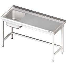 Table with 1-bowl sink.(L),without shelf 1700x600x850 mm STALGAST MEBLE 980676170