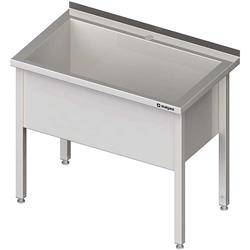 Table with 1-chamber welded pool 1000x600x850 mm h=400 mm STALGAST MEBLE 981346100