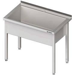 Table with 1-chamber welded pool 1200x700x850 mm h=300 mm STALGAST MEBLE 981337120