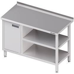 Wall table with cabinet (L),and 2 shelves 1500x700x850 mm STALGAST MEBLE 980527150