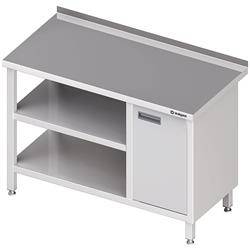 Wall table with cabinet (P),and 2 shelves 1000x600x850 mm STALGAST MEBLE 980536100