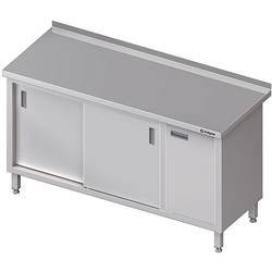 Wall table with cabinet (P),sliding door 1400x600x850 mm STALGAST MEBLE 980576140