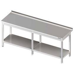 Wall table with shelf 2600x600x850 mm welded STALGAST MEBLE 980056260