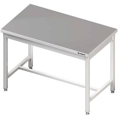 Center table without shelf 1800x700x850 mm bolted STALGAST MEBLE 980087180