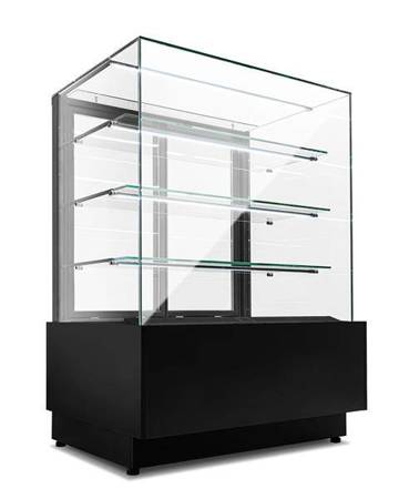 Dolce Visione Basic 1300 refrigerated confectionery display case | 1300x690x1300 mm