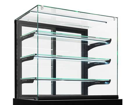 Dolce Visione Neutro Premium 1300 neutral confectionery display case | 1300x690x1300 mm