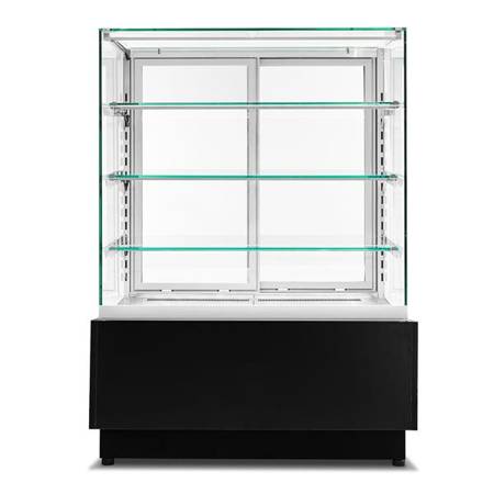 Dolce Visione Neutro Premium 900 neutral confectionery display case | stainless steel interior | 900x690x1300 mm