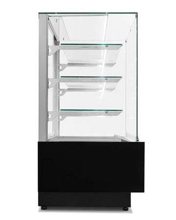 Dolce Visione Neutro Premium 900 neutral confectionery display case | stainless steel interior | 900x690x1300 mm