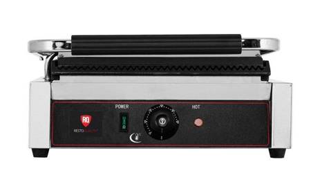 Electric contact grill | panini | fluted top and bottom | 2.2 kW | 425x400x210 | RQHEG-811E