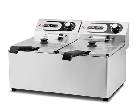 Electric fryer | double | 2x8 l | 2x3,25 kW