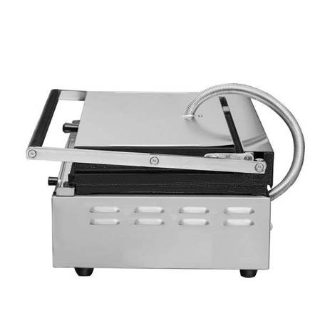 Electric panini wide contact grill RN102 | 2 fluted plates