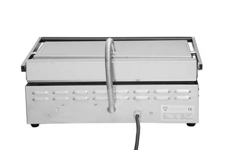 Electric panini wide contact grill RN102 | 2 fluted plates