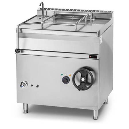 Electric tilting pan | stainless steel | 12 kW | 400V | 80 l | 800x900x900 mm | RQBS85.98E