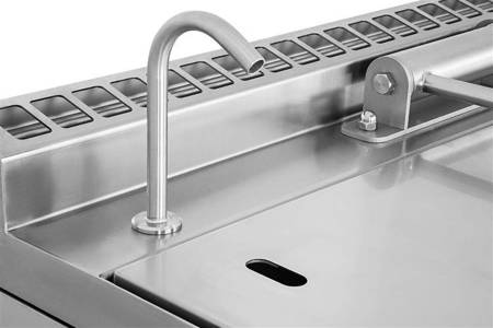 Electric tilting pan | stainless steel | 12 kW | 400V | 80 l | 800x900x900 mm | RQBS85.98E