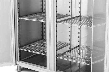 Freezer cabinet RQSEGM 1400 | GN 2/1 | steel with aluminum-zinc coating | 1400 l | 1388x826x2008 mm